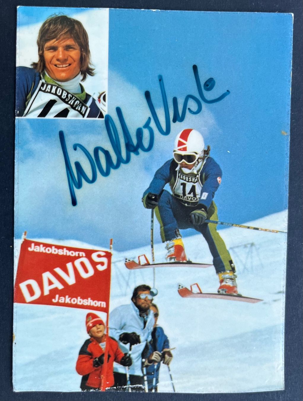 Autografi: WALTER VESTI, DAVOS / Skirennfahrer, Autogramm – Usato da Ostermundigen venduto da DaxKarten-75