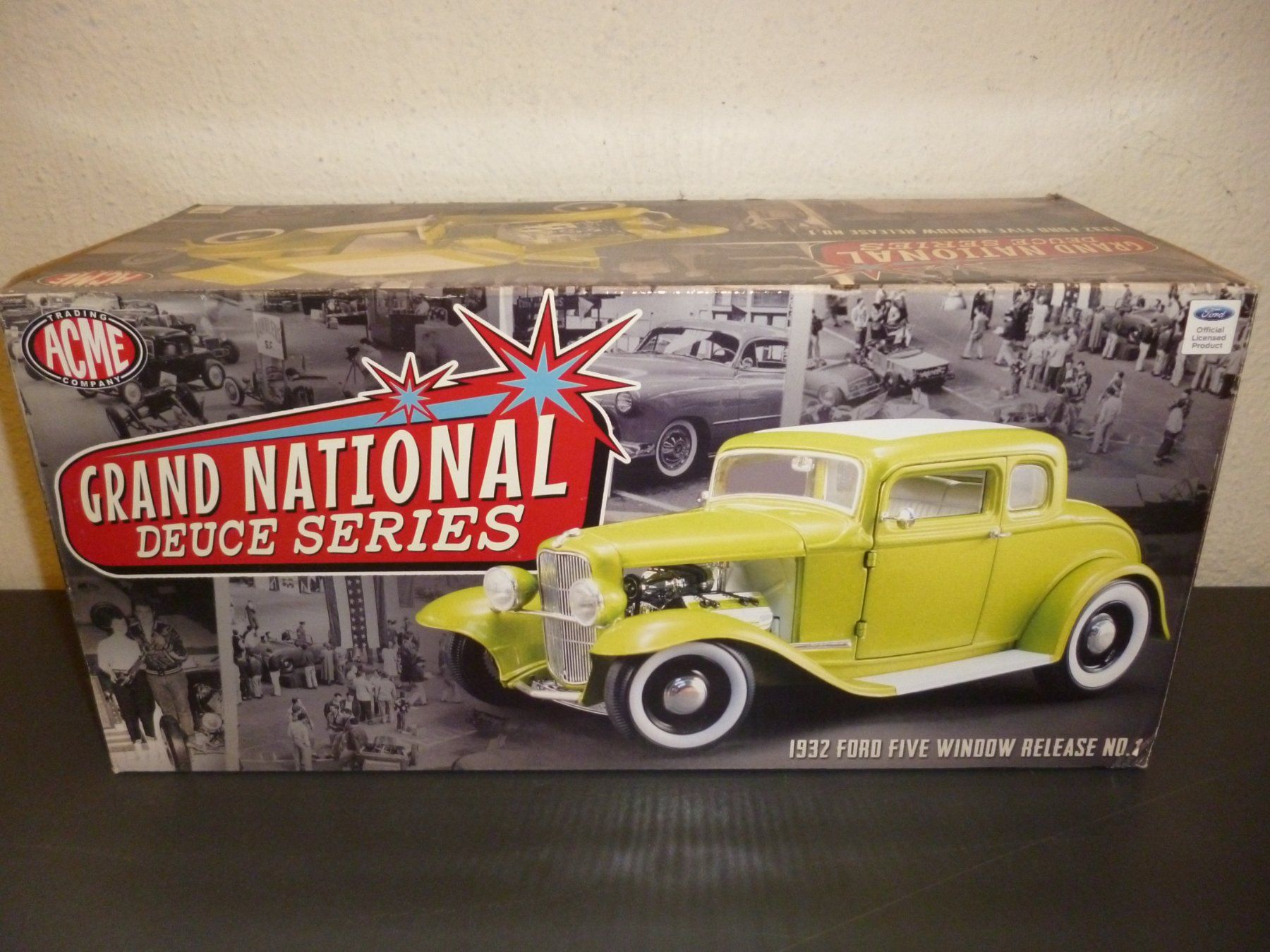 ACME Modellini d'auto: Ford 1932 Five Window "Release No.1" 1:18 ACME – Nuovo e nell'imballaggio originale da Niederwil SG venduto da Kaicorner03