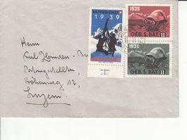 Infanterie Wi 156 + 157 + 160 auf Brief