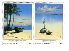 Briefmarken "Tourismus". Palau