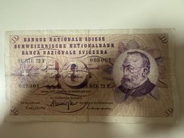 10 Franken - Schweiz 1971