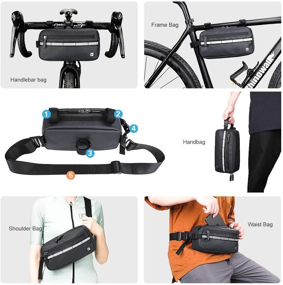 Borse: Multifunktions Fahrrad Lenkertasche mit Schultergurt – Nuovo e nell'imballaggio originale da Châtelaine venduto da topshop.switzerland 4
