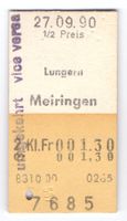 Billette Lungern - Meiringen