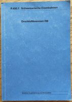 SBB Reglement Druckluftbremsen RB 1946/1991 R 450.1
