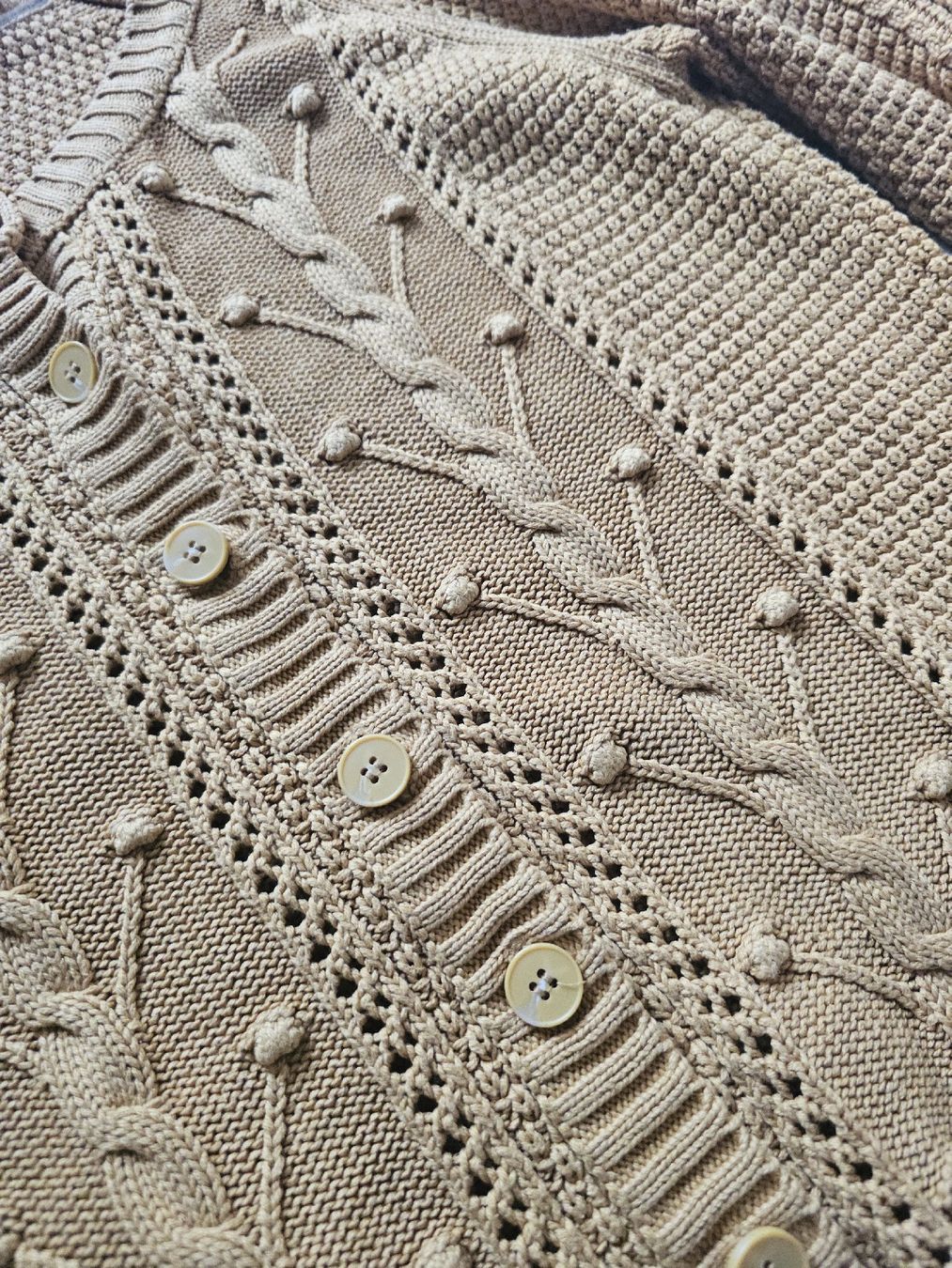 Gilet & Giacche senza maniche: Gilet tricot Moutarde Taille M – Usato da Sornetan venduto da T.a333 1