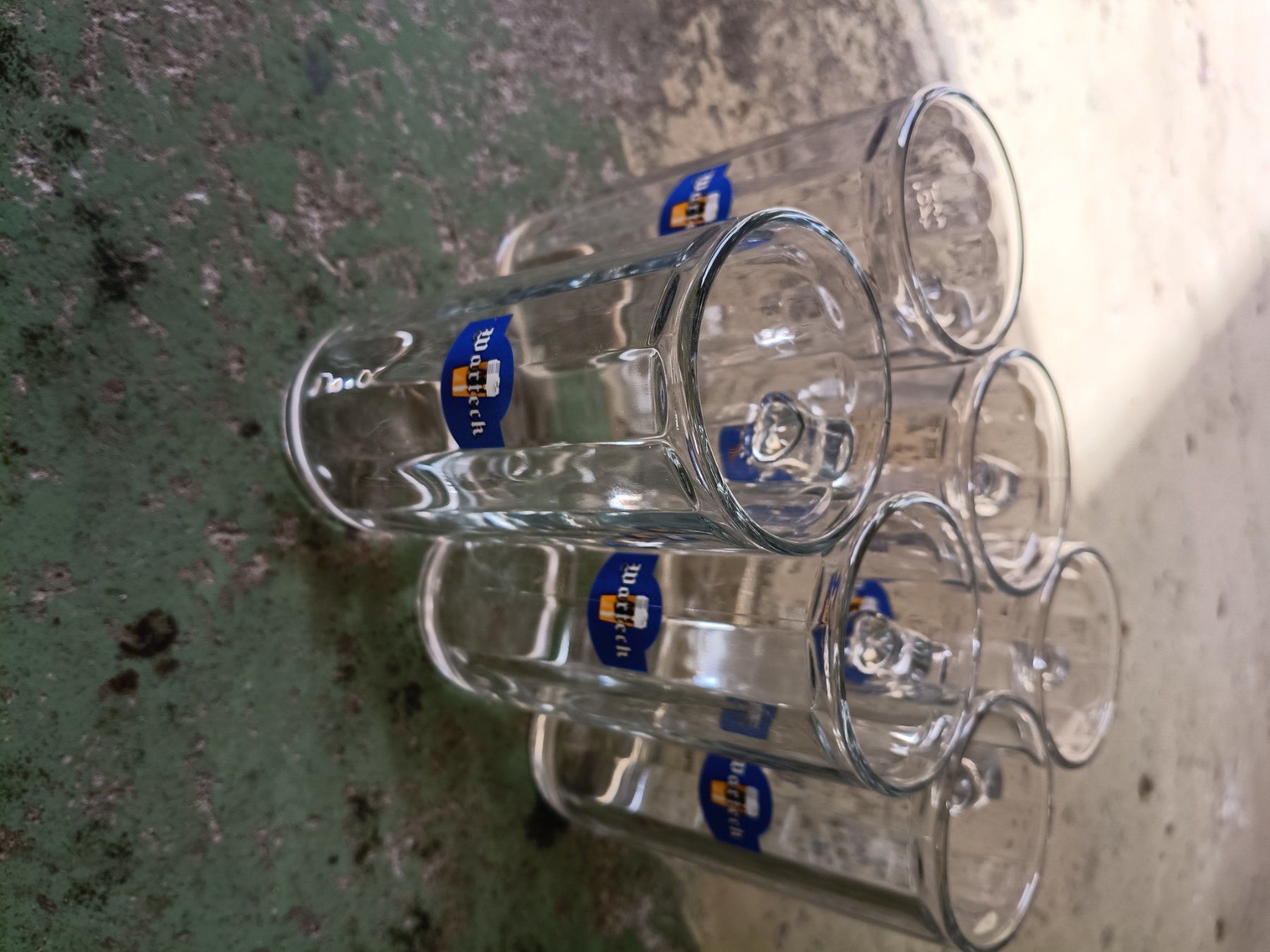 Warteck Bicchieri: Biergläser 6 Stk. mit Logo Warteck – Usato da Rickenbach BL venduto da gab_lkc9