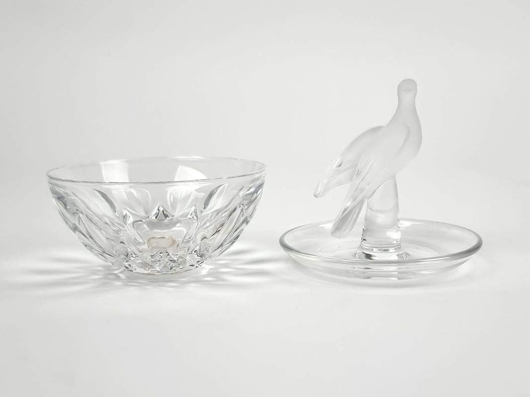 Gläser: Glasdose mit Deckel + Vogel – Gebraucht aus Urtenen-Schönbühl von Restwert_Schoenbuehl 2