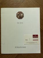 MG RV8 Prospekt prestige brochure 1992 UK Rover Group # 4441