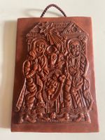 Altes Wachsbild, Maria und Joseph mit dem Christkind
