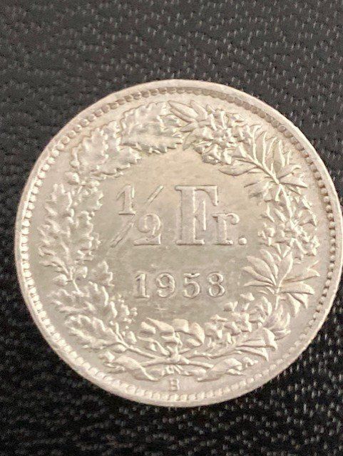 Tutti le monete: 1 Schweizer Franken 1958 Silber – Usato da Tentlingen venduto da spider1