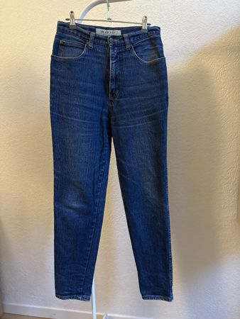 Jeans taille haute bleu Meryll, t.40