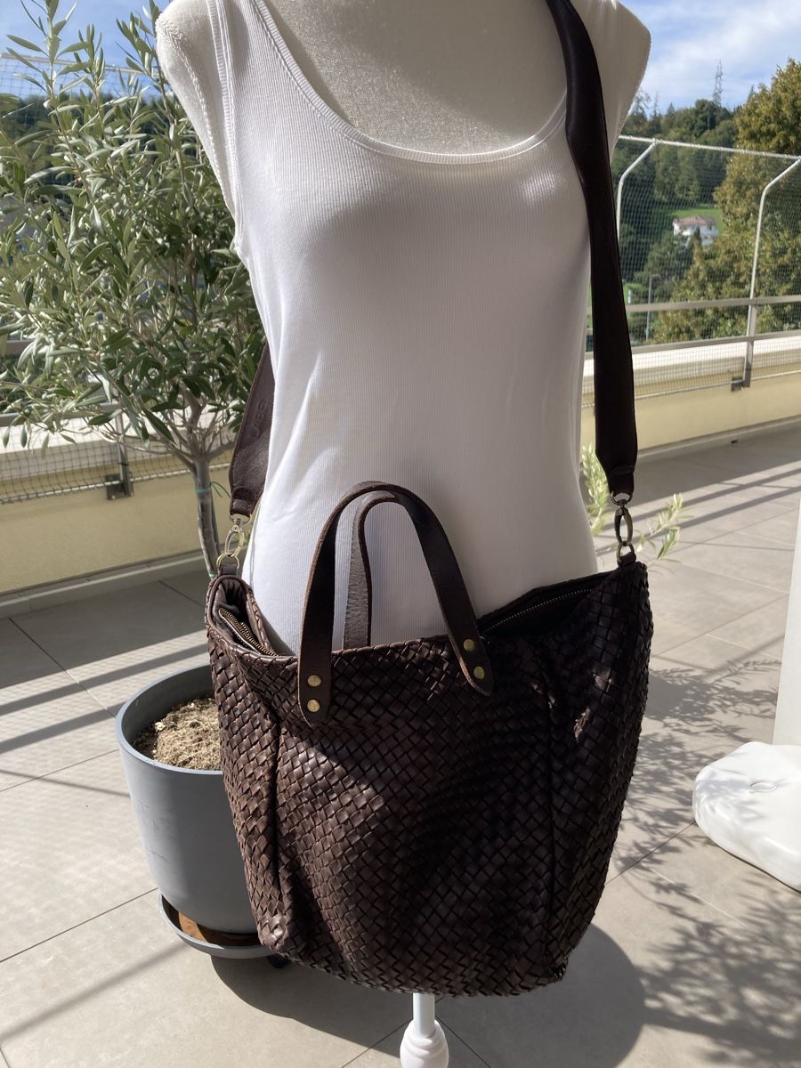 Borse da donna: Label 17 Cabas Medium dunkelbraun  – Usato da Thalwil venduto da helvetaki 3