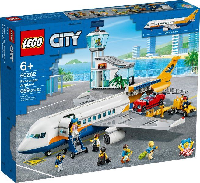 Lego Kit di costruzioni: LEGO City 60262 Passenger Airplane – Nuovo e nell'imballaggio originale da Basadingen venduto da NekoBricks