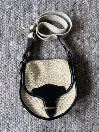 Isabel Marant - Schultertasche Botsy aus Raffiabast (neu!)