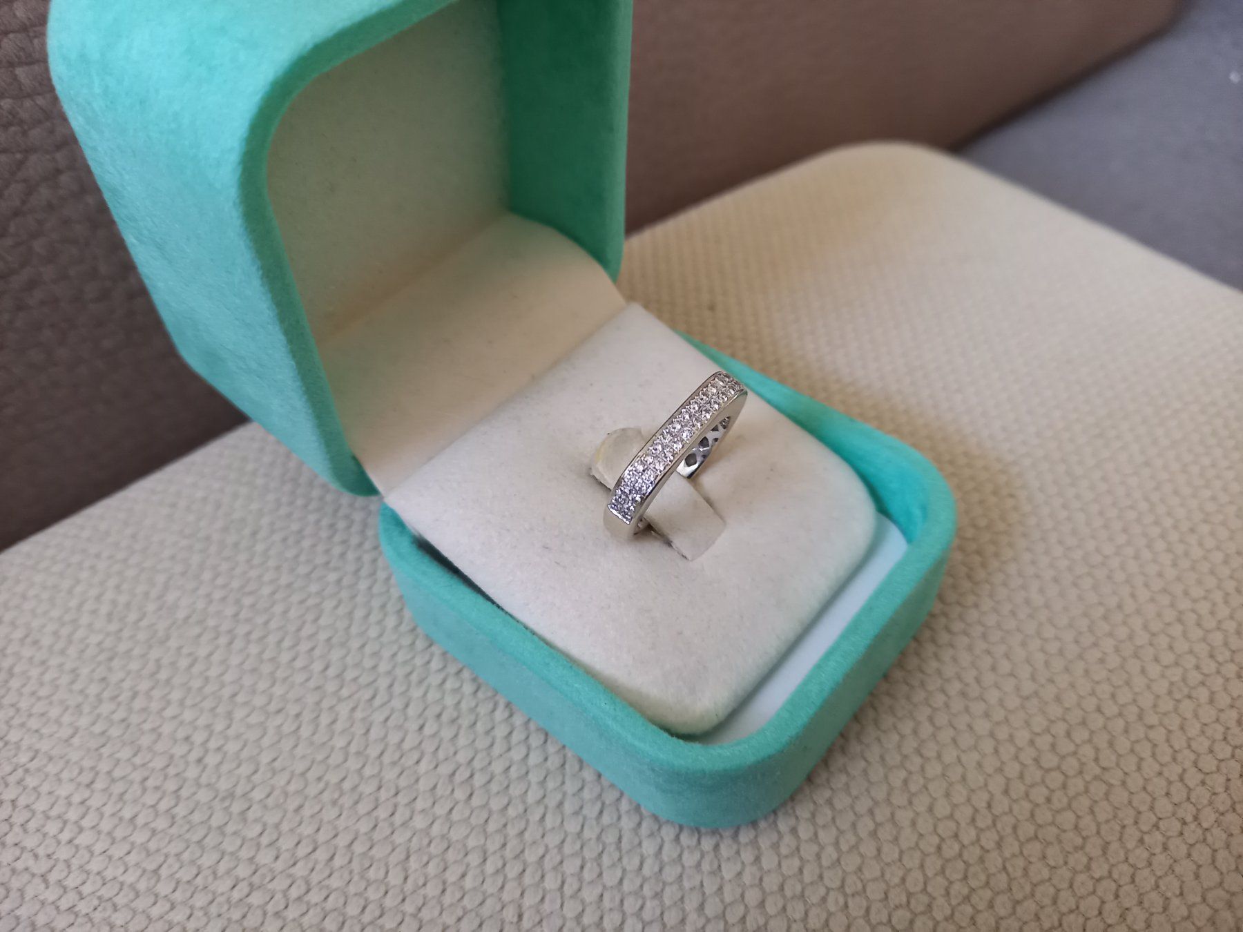 Anelli: Exclusiver Damen-Riviere Ring mit Brillanten – Usato da Rickenbach LU venduto da pepan44 2