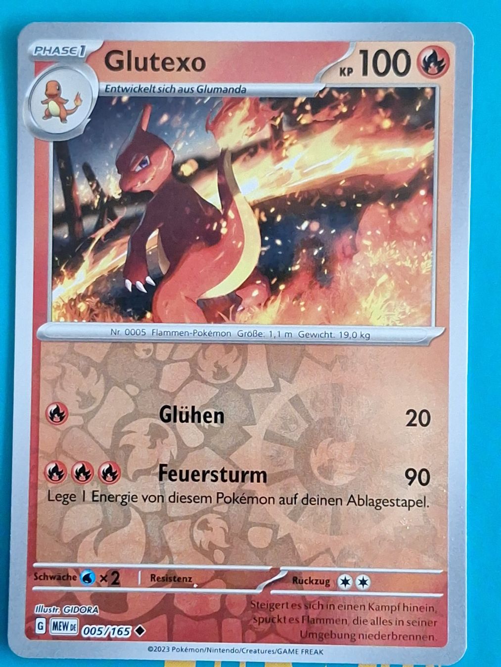 Pokémon Carte collezionabili: Glutexo - Mew 151 DEUTSCH - Reverse Holo Pokemon – Usato da Altstätten SG venduto da GGsGameshop