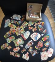 Glanzbilder vintage 50er Jahre teilweise Silberglimmer >60