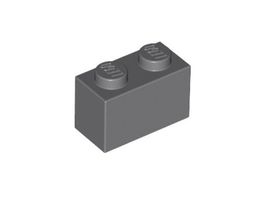 LEGO - 100x Dark Bluish Gray Brick 1x2 - 3004 - NEW