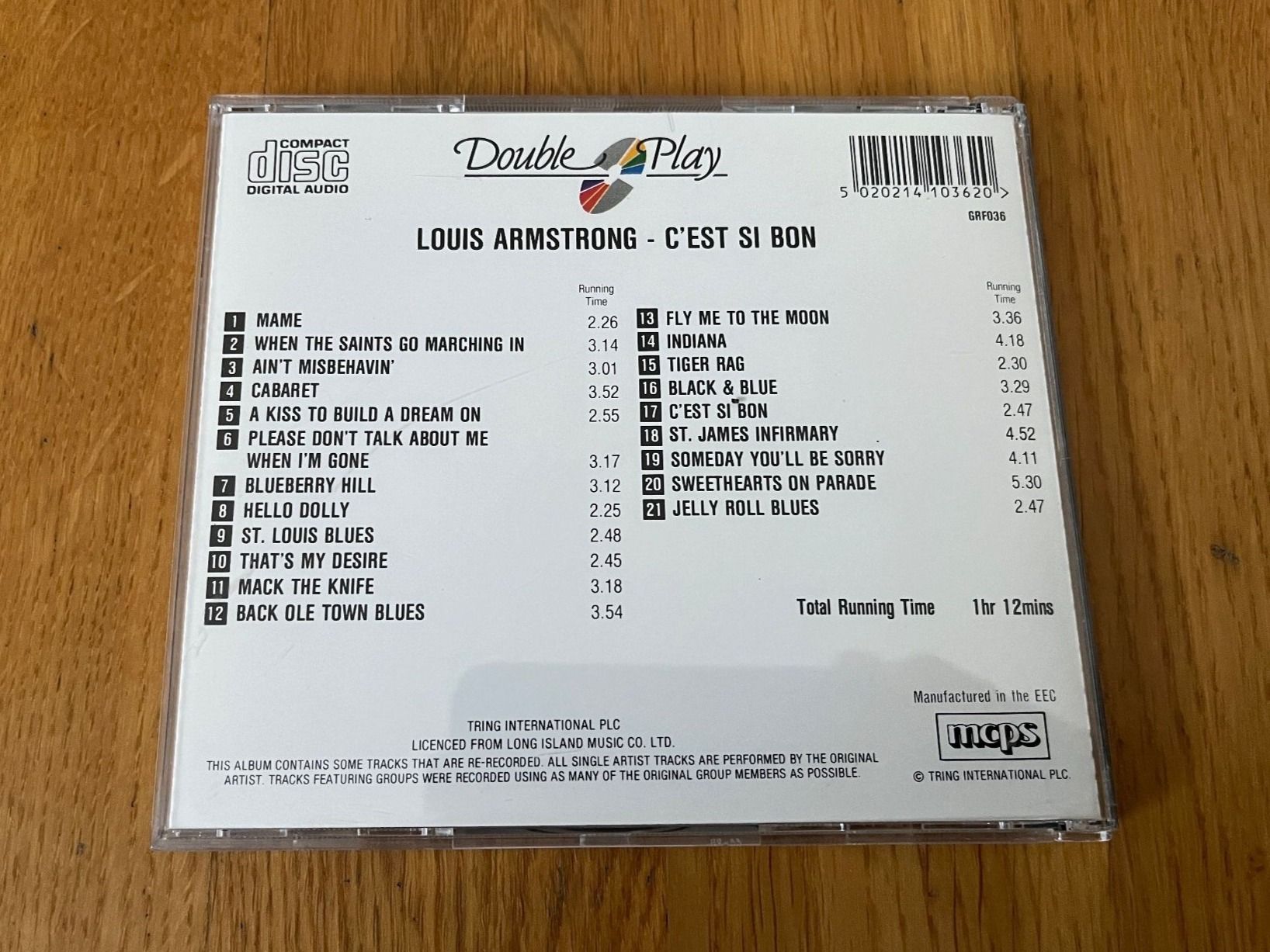CD: CD "C'est si bon" von Louis Armstrong – Usato da Grosswangen venduto da Vita500 1