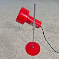 1980 Tischlampe Desk Lamp Schreibtischlampe Spot rot