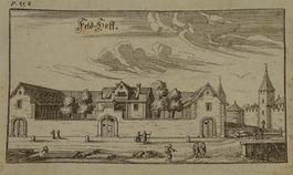 ZÜRICH FELDHOF, FELD-HOFF, KUPFERSTICH, BLUNTSCHLI 1742