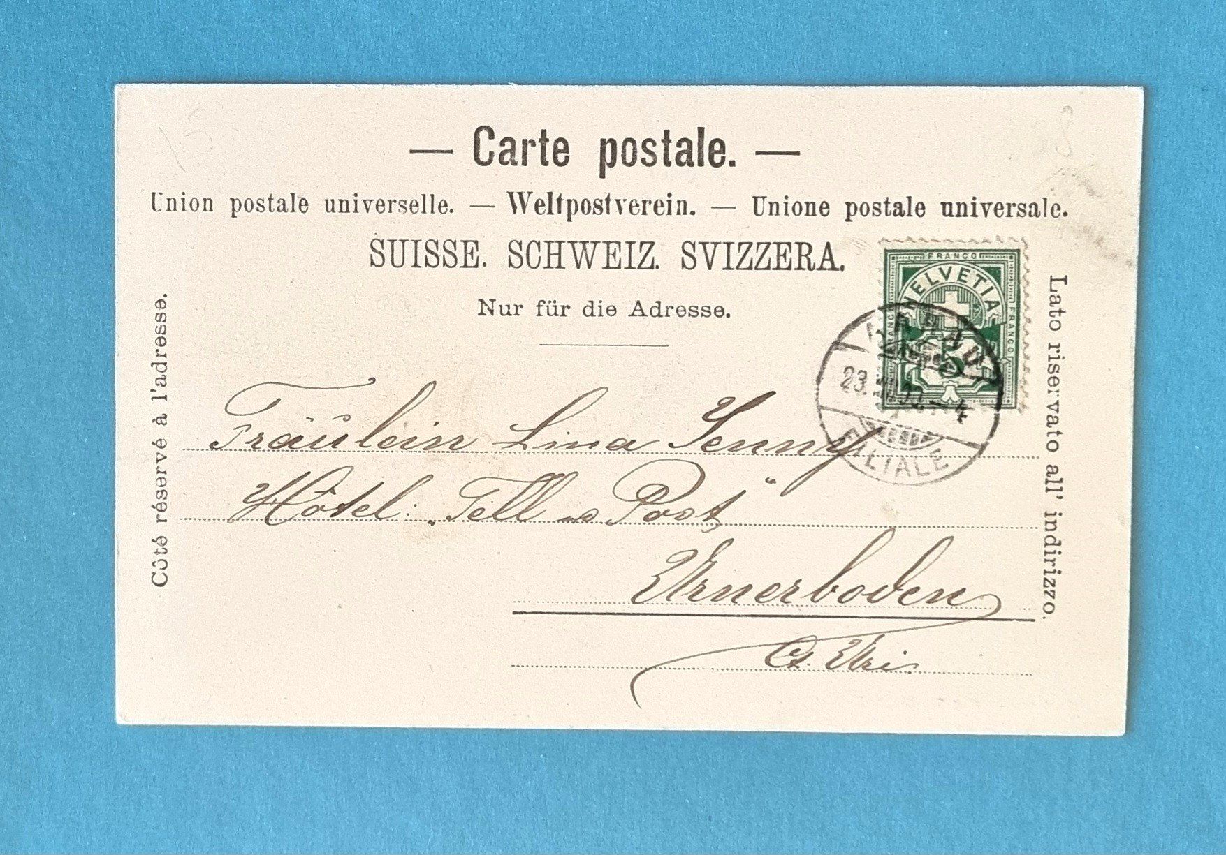 Cartoline postali: Aarau - Regierungsgebäude - 1900 – Usato da Rothrist venduto da RROENK 1