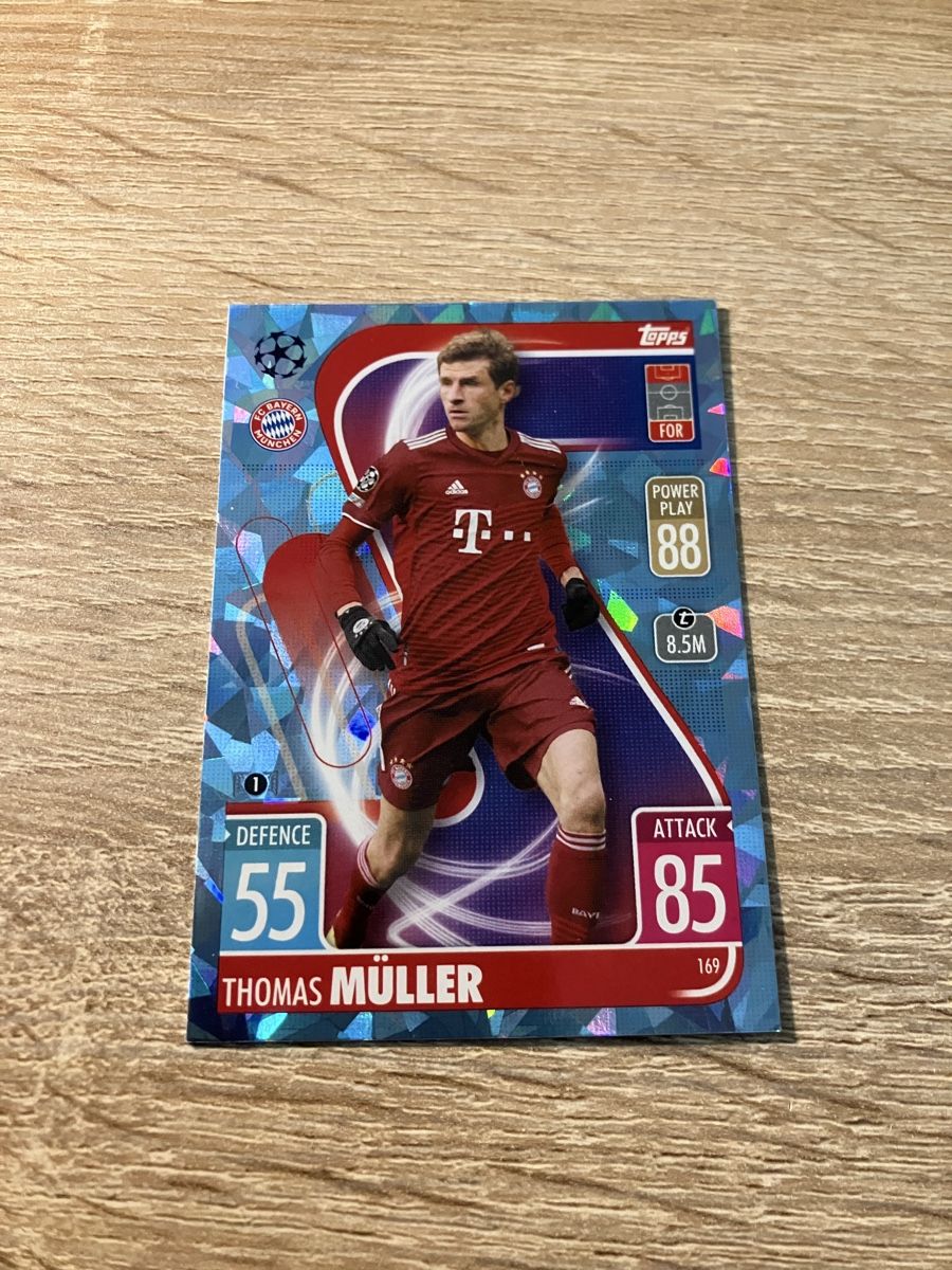 Topps Carte collezionabili: Topps Match Attax 2021-22 Thomas Müller Parallel Bayern – Nuovo (secondo la descrizione) da Chur venduto da tozzi-stickerworld
