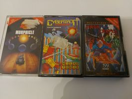 3 Commodore 64 CBM 64/128 Spiele