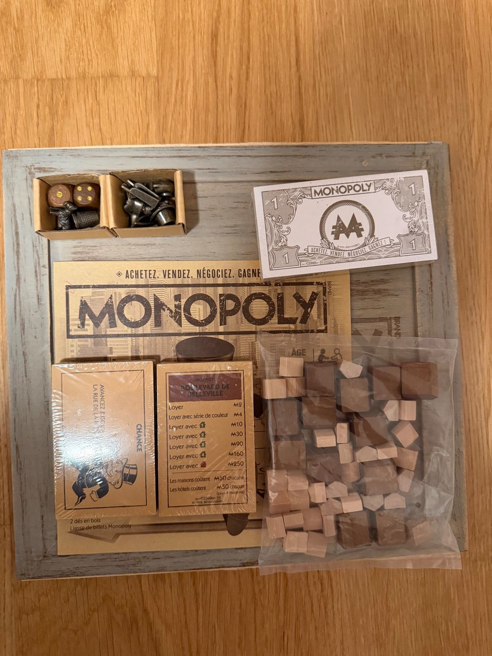 Hasbro Giochi: Monopoly aus Holz (Sammleredition) – Nuovo e nell'imballaggio originale da Bern venduto da Maschgulain 2