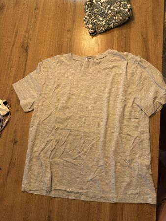 Graues T-Shirt Gr L