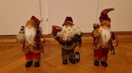 Lot de 3 Pères Noël décoratifs