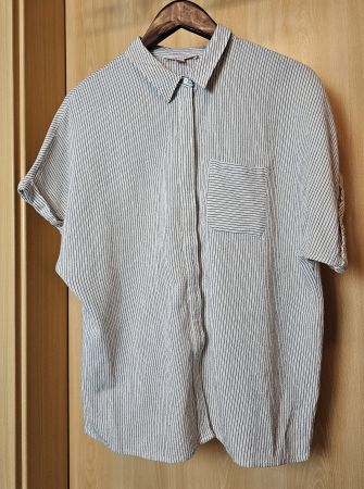 längs-gestreifte Bluse von Esprit Grösse 40