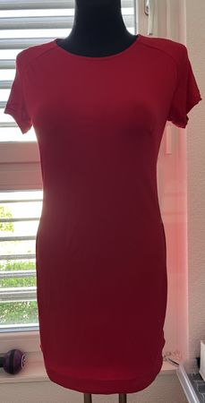 Mango red dress S, like new