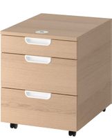 Meuble à tiroirs IKEA Galant, beige, neuf