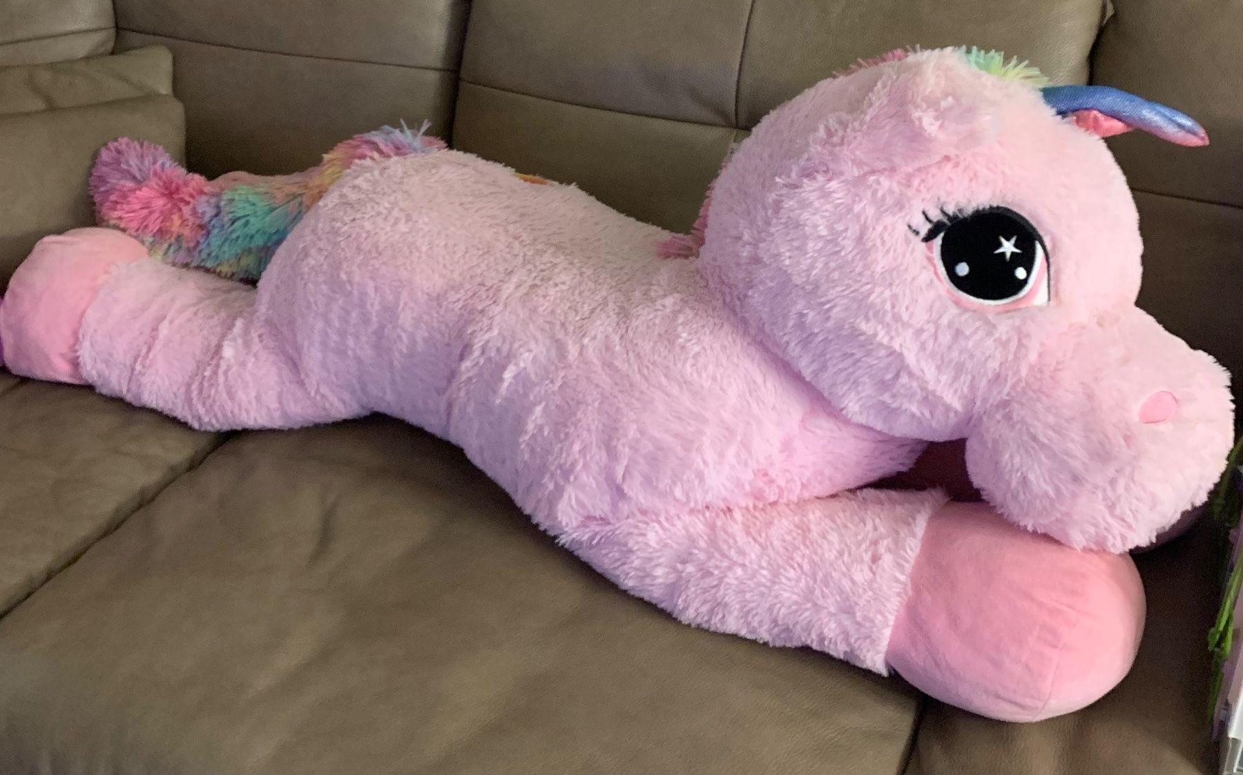 Giocattoli: Riesen Einhorn Kuscheltier ca. 130 cm lang – Usato da Steinhausen venduto da adija1