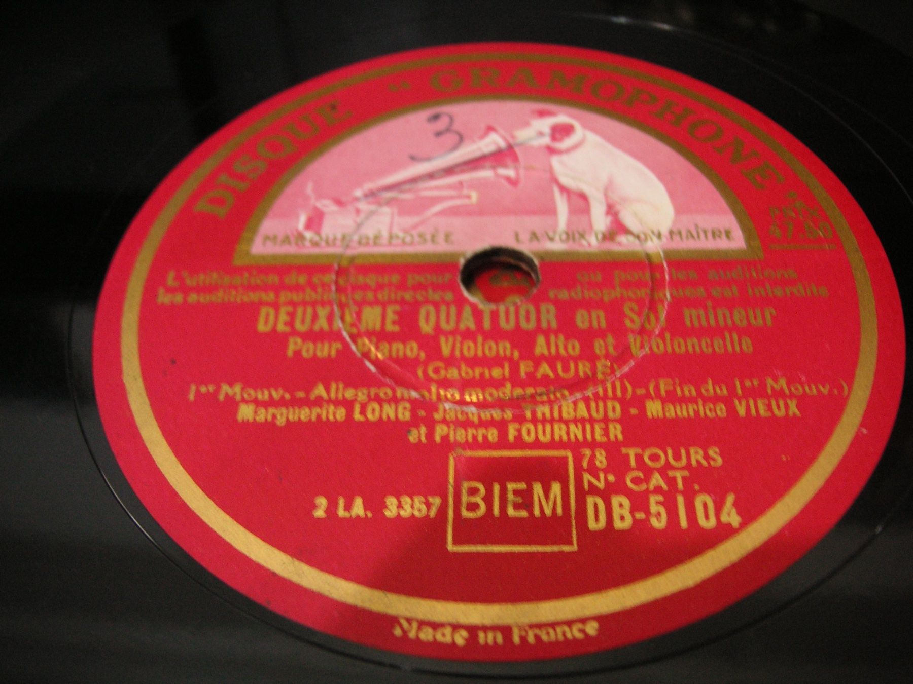 Schallplatten: DISQUES 78 TOURS – Gebraucht aus Lausanne von Leag 6