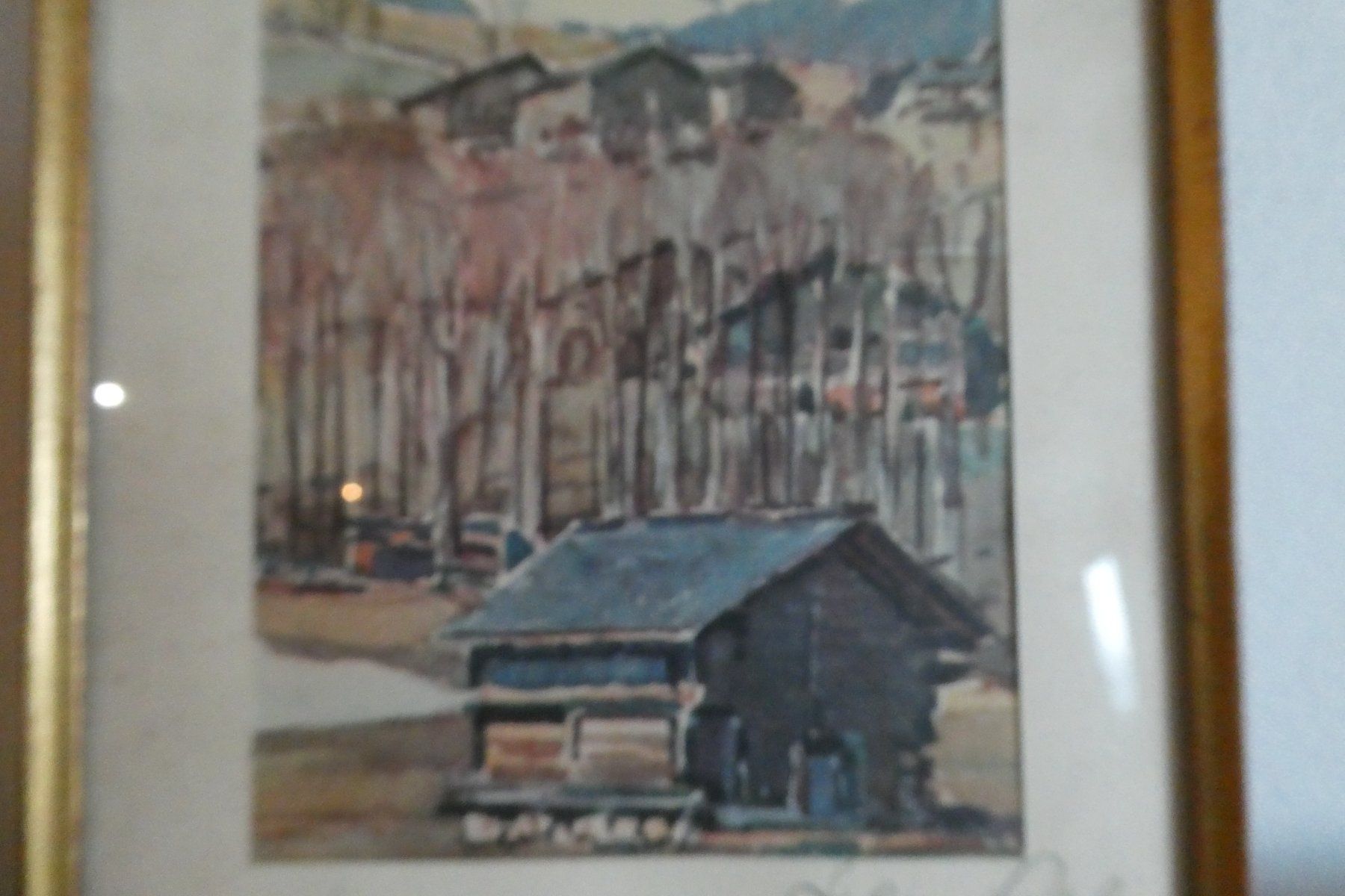 Tableaux: Tableau jolis chalet – D'occasion à Fontaines NE par monloisir 2