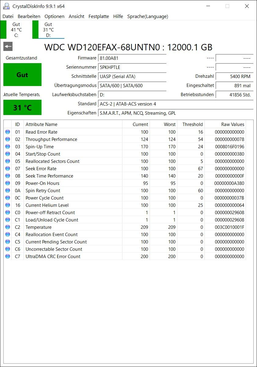 Western Digital Dischi rigidi: WD Red Plus 12TB Harddisk – Usato da Dietikon venduto da rmo111 1