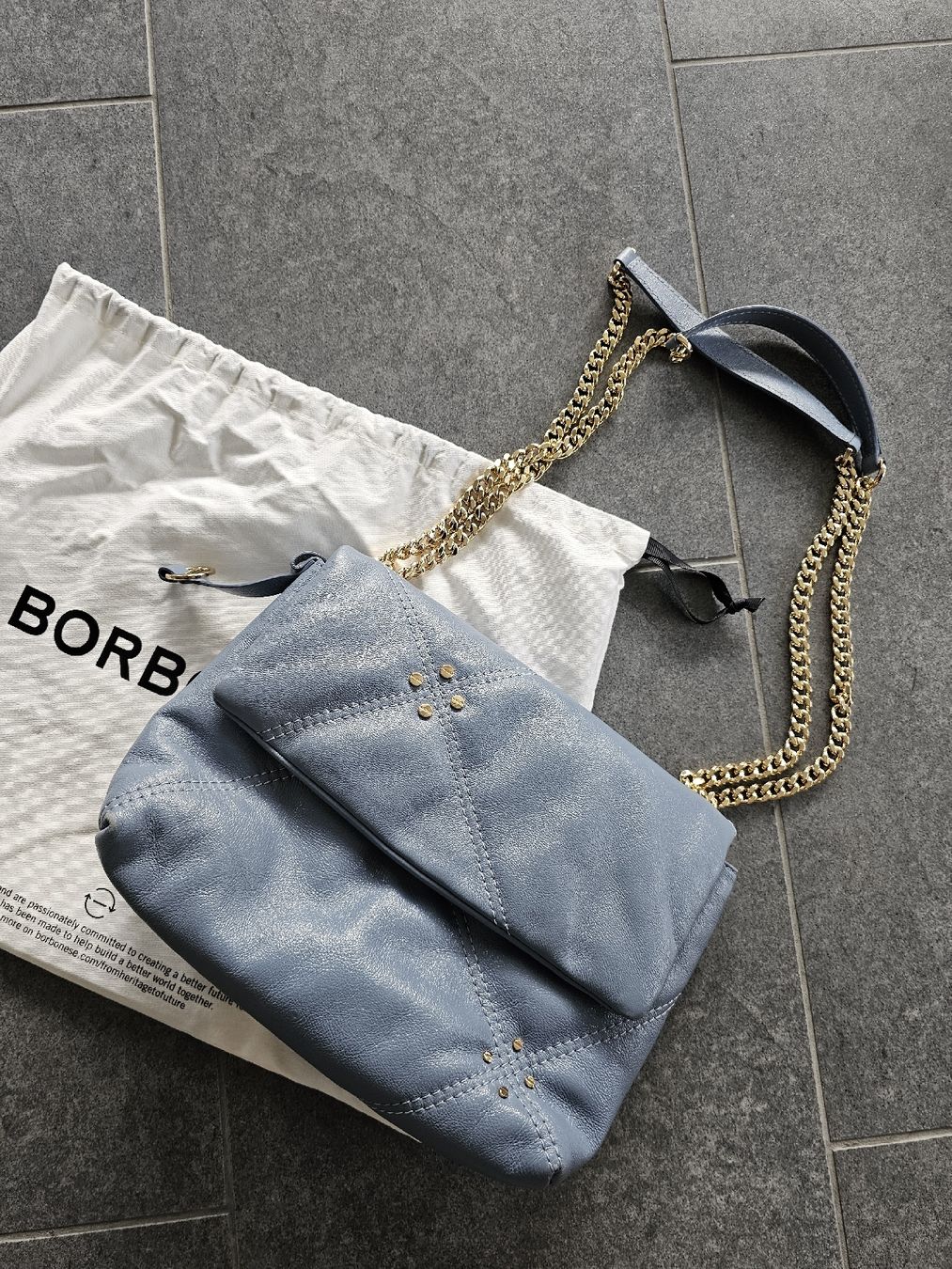 Borbonese Taschen für Damen: Ledertasche Borbonese – Gebraucht aus Altdorf UR von Saba_1688