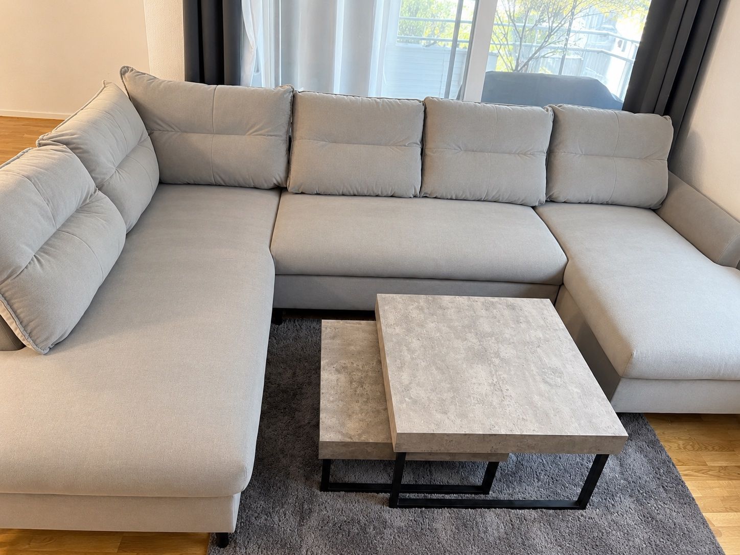 Sofas: Wohlandschaft - Velour in hellgrau – Gebraucht aus Seewen SZ von Archi96 2