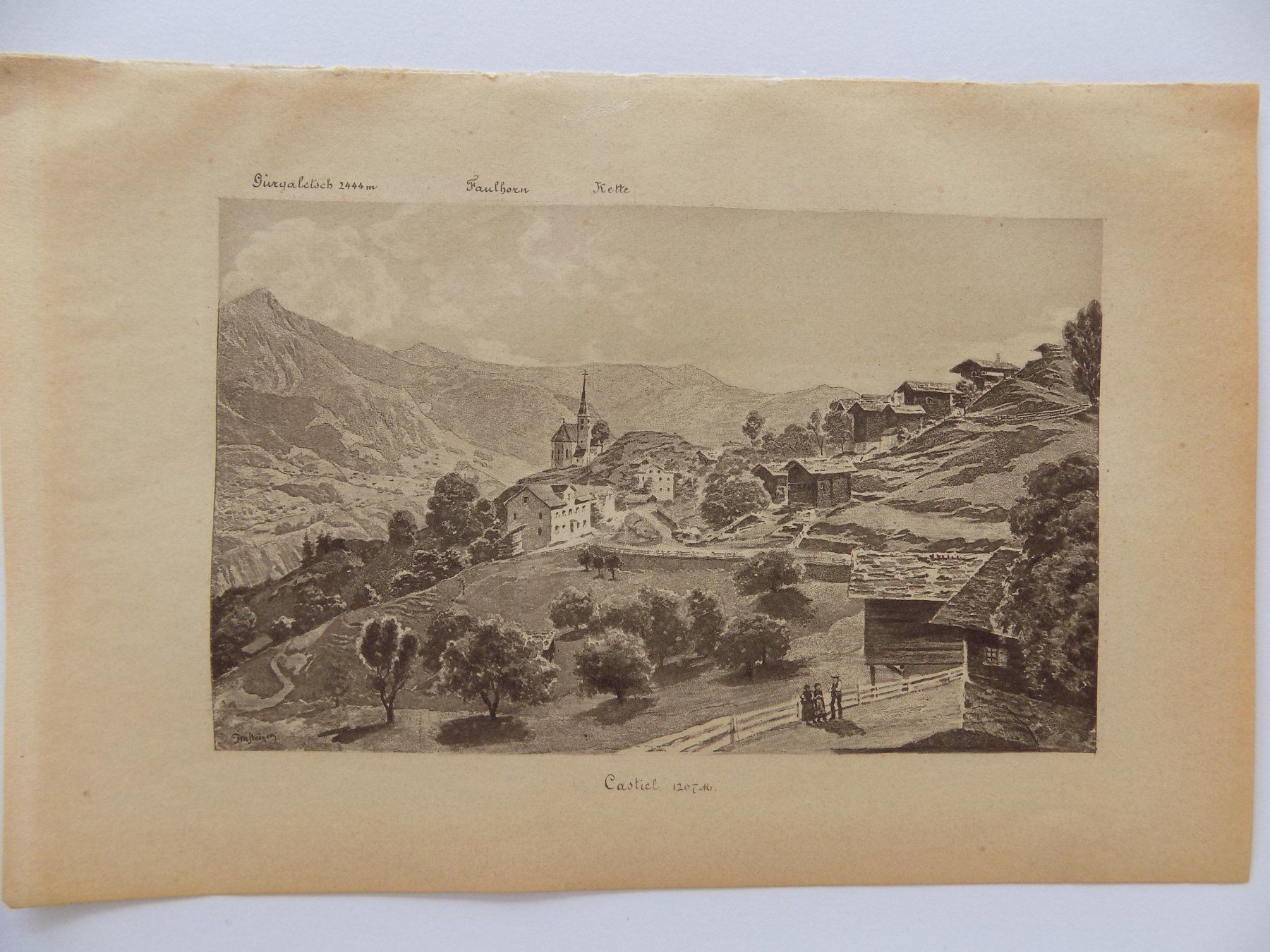 Gravures: Castiel Arosa – D'occasion à Risch par Rischli15