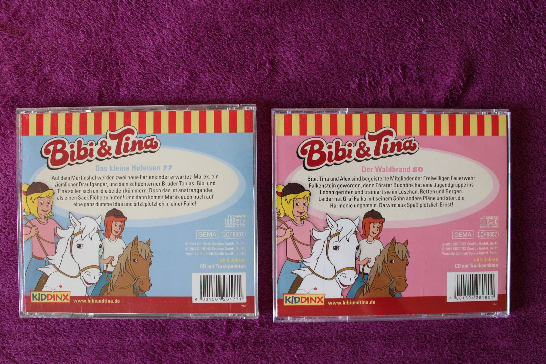 CD: 6 - Bibi & Tina - Hörspiel - CD´s – Usato da Müllheim Dorf venduto da Seeeule01 2
