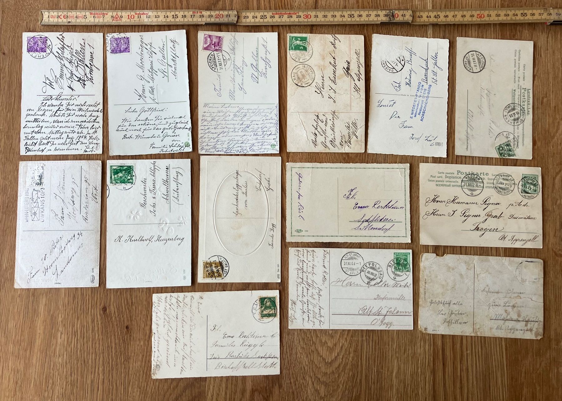 Cartes postales: Antike Ansichtskarten Neujahrsgrüsse – D'occasion à Waldstatt par breitaxt 4