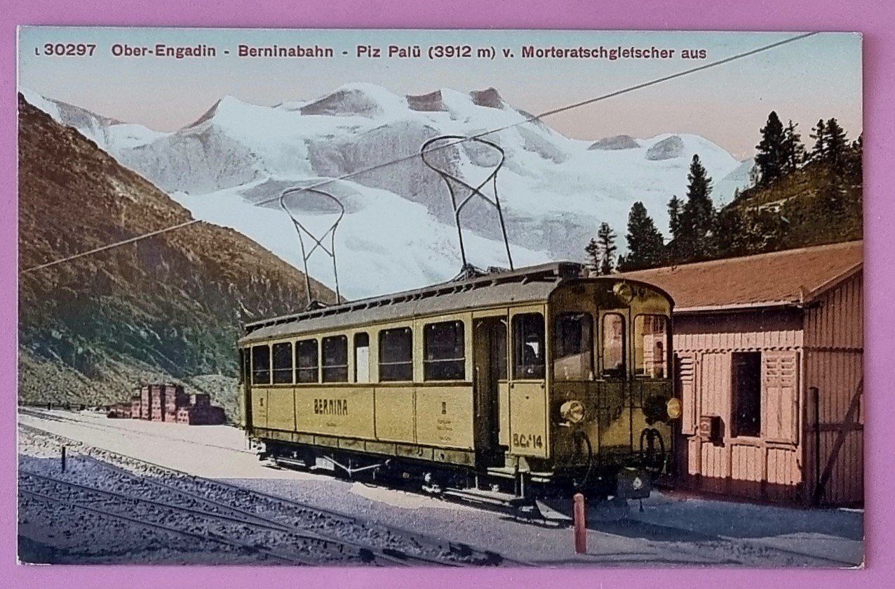 Cartoline postali: Berninabahn - Piz Palü - Morteratschgletscher – Usato da Rothrist venduto da RROENK