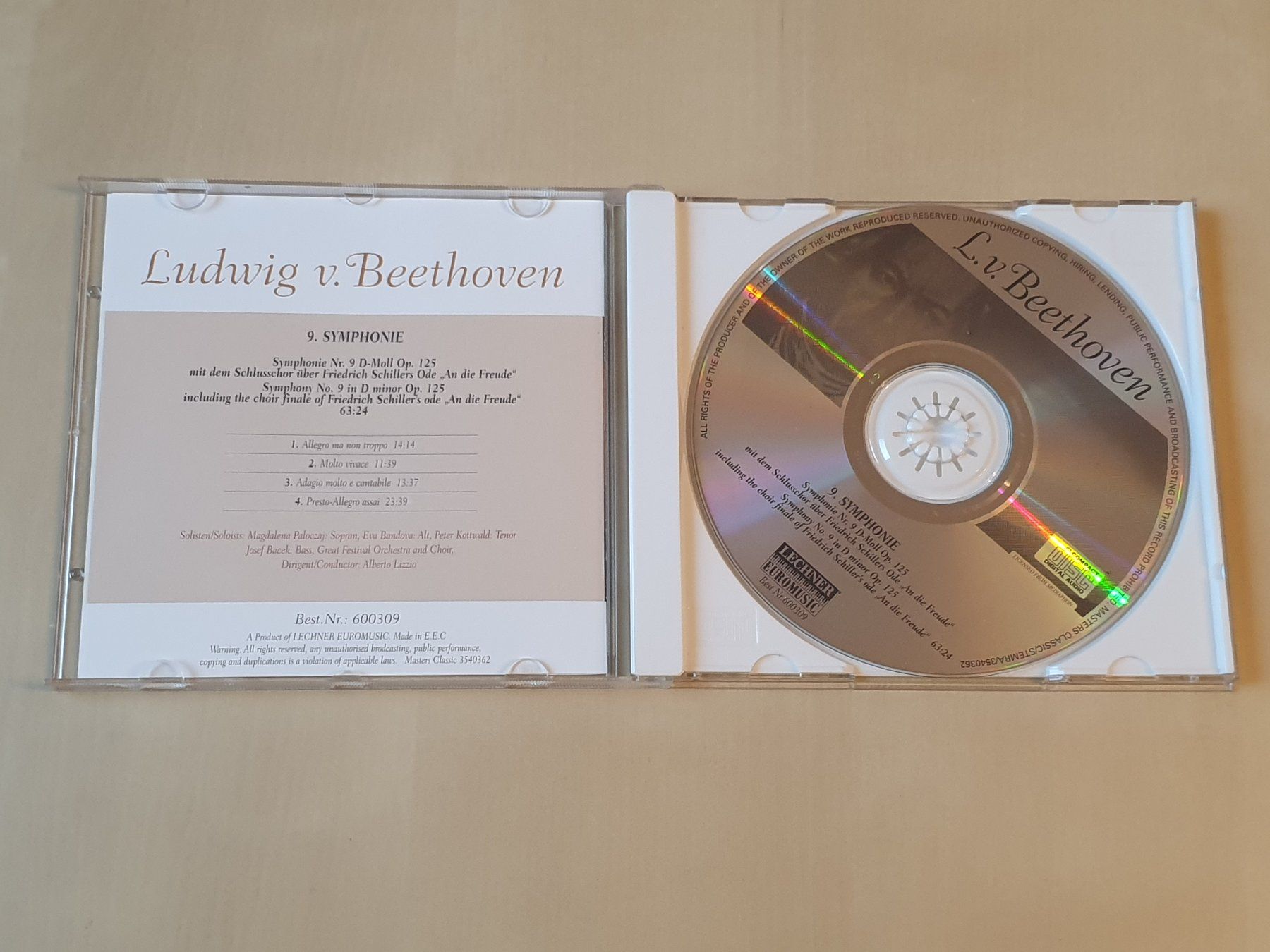 CDs: Beethoven Symphonie Nr. 9 – D'occasion à Stansstad par collectorsshop 2
