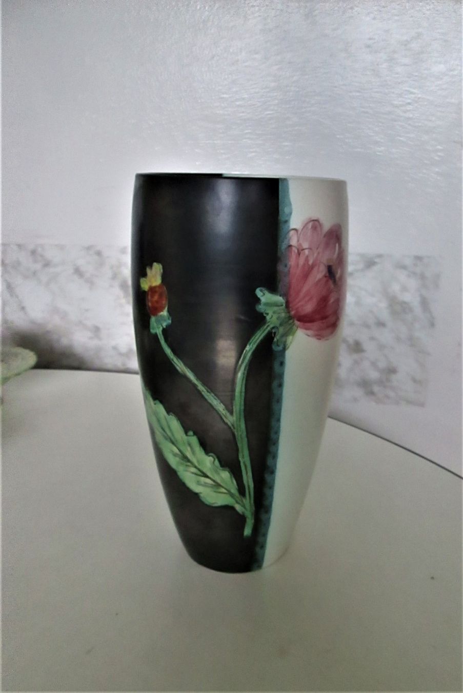 Vasi & Recipienti: Keramikvase, handbemalt – Usato da Sementina venduto da babucia