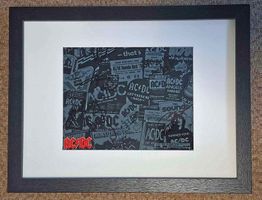 AC/DC - Original in person Autogramm gerahmt