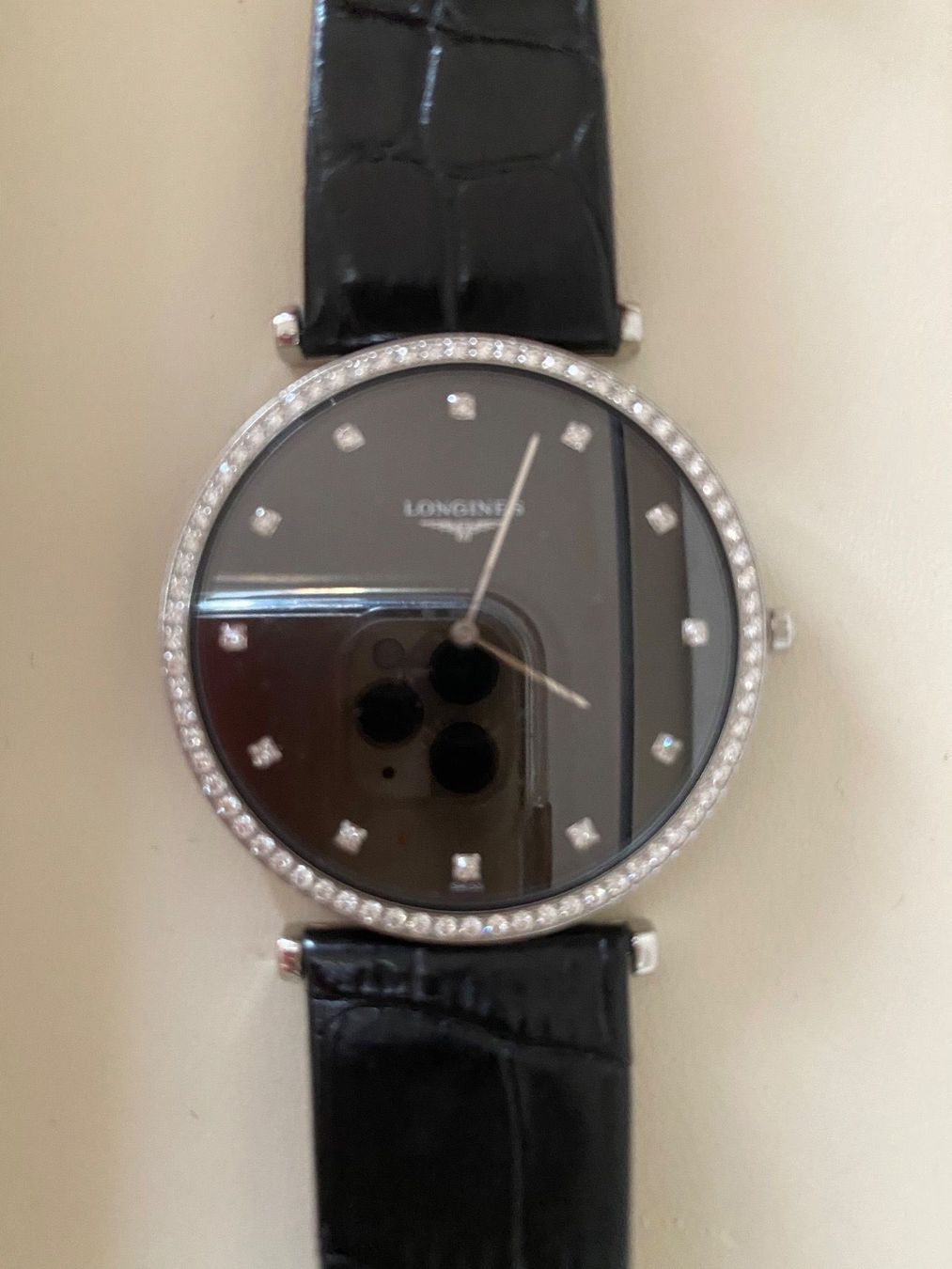 Longines Orologi: UHR LONGINES MIT ECHTEN DIAMANTEN – Nuovo (secondo la descrizione) da Uerikon venduto da Vonkamo 2