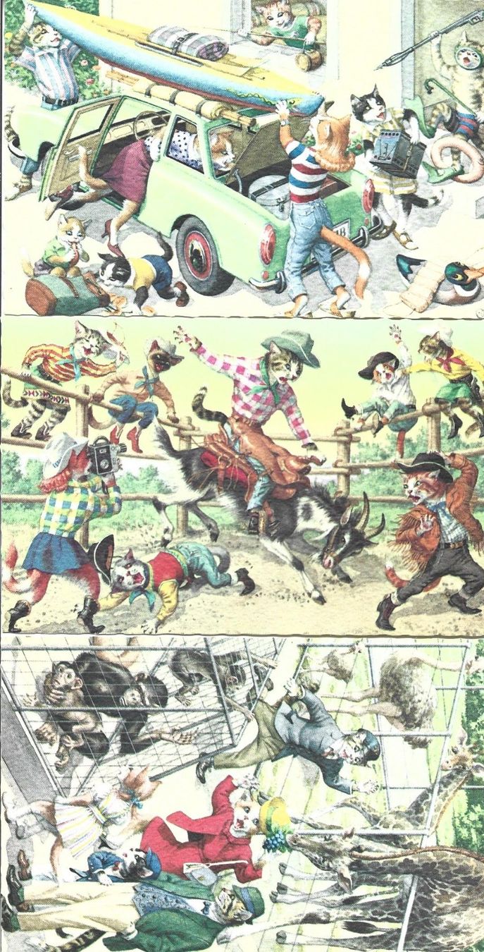 Cartes postales: AK Katzen /Hunde/Mäuse  Humor – D'occasion à Appenzell par mai25