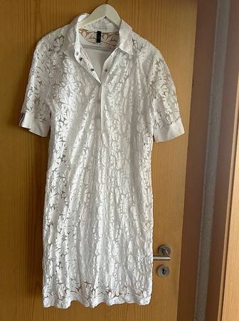 Marc Cain Sport Grösse 6 (42/44) weiss Sommerkleid